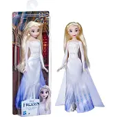 Disney Frozen 2, Queen Elsa, schimmernde Modepuppe, abnehmbare Kleidung und Accessoires, langes blondes Haar, Spielzeug f?r Kinder ab 3 Jahren