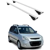 Omac Dachträger Gepäckträger für Hyundai Matrix 2001-2010 Grundträger Metall Grau 2x