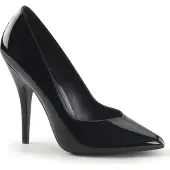 Pleaser - Klassische Pumps SEDUCE-420V schwarz lack Gr.35