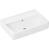 Hansgrohe Waschtisch Xanuia Q 550x370mm, o. Hahnl., mit Überlauf, weiß