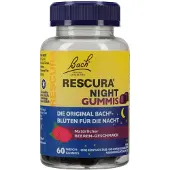 Nelsons GmbH BACHBLÜTEN Original Rescura Night Gummis Beere 60St PZN 18198936