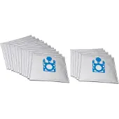 Hossi's Wholesale 15 Premium Staubsaugerbeutel kompatibel für Siemens Super C electronic 620 mit Plastikverschluss