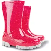 Demar Mädchen Gummistiefel Regenstiefel Twister G Rosa schimmernd