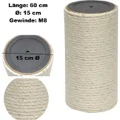 Nanook Katzen Kratzstamm Sisalstamm 15 cm Ø - Sisal - Länge 60 cm