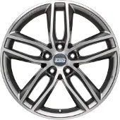 Bbs Felge Alufelge SX platinum silber diagedreht 9x20 5x108 ET38 SX0605