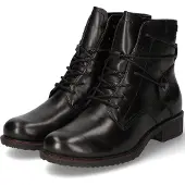 Tamaris Damen-Schnürstiefelette Schwarz , Farbe:schwarz, EU Größe:41