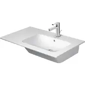 Duravit Möbelwaschtisch ME by Starck m ÜL m HLB 830x490mm o HL Be rechts weiß weiß
