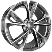 MAM Felgen 19 Zoll MAM RS6 5x114,3 ET40 Alufelgen PALLADIUM FRONT POLISH