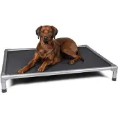 Rewer GmbH TrendPet HighBed Hochbett für Hunde grau (108x80x18cm)