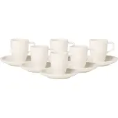 Villeroy & Boch Artesano Original Espressotasse mit Untertasse 100 ml 6er Set