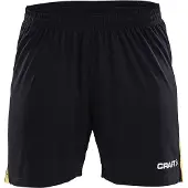Craft Progress Contrast Shorts Damen - Schwarz / Gelb