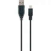 Schwaiger CK1521 533, 1 m, USB A, Mini-USB B, USB 2.0, Männlich/Männlich, Schwarz