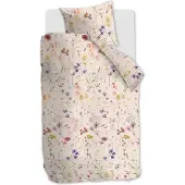 Beddinghouse Baumwoll- Bettwäsche-Garnitur Flowerlove Farbe Sand Größe 155x220+80x80