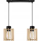 Light11 HOME Moderne Led-Deckenhängelampe Aus Holz