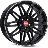 Mam 19 Zoll MAM B3N 5x120 ET35 Alufelgen MATT BLACK LIP POLISH