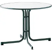Sieger Klapptisch >Boulevard< in Mamor weiß, mecalit-PRO - 72x99cm (HxD)