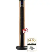Solis Easy Breezy 757 Turmventilator - Ferngesteuerter Standventilator - Timerfunktion - 44,8 dB - 91 cm hoch - Holzoptik