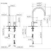 Dornbracht 32816888-33 Zweilochbatterie mit Einzelrosetten