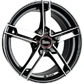 MAM WHEELS 18 Zoll MAM W4 5x114,3 ET45 Alufelgen BLACK FRONT POLISH