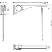 Hewi 802.50.43760 GU SK-Griff Basic,700, m.Bodenstütze
