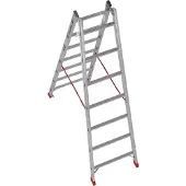 Euroline Premium 305 Sprossenstehleiter 2x8 Sprossen
