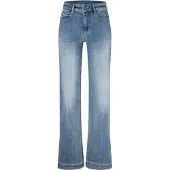 MAC JEANS Damen Jeans 0358l Authentic Mega Flex Dream Wide Authentic Bootcut - Lichtblauw - Größe 38-34
