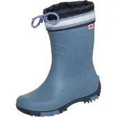 Bockstiegel Kinder Gummistiefel Regenstiefel Bente Uni – Kinderstiefel Gummi Stiefel Leicht Mädchen Jungen in Blau Größe 22 bis 23