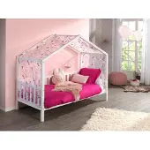 Vipack Bett Hausbett Dallas One S 90x200 cm Weiß