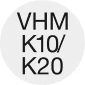 Fortis Rundstab VHM geschliffen 4x75mm WILKE