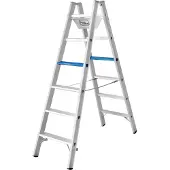 Iller-Leiter Iller Stufen Stehleiter Alu Ergo Plus eloxiert 2x4 Stufen