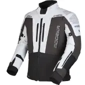 Modeka Hydron Light Grau Dark Grau Schwarz Jacke Größe XL