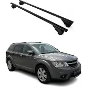 Omac Dachträger Grundtäger für Fiat Freemont 2011-2016 75kg Metall Schwarz 2 tlg