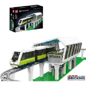 Mould King Italian Marconi Express Light Rail Train 12040