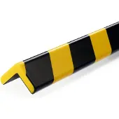 Durable Eckschutzprofil C35, L-Form, magnetisch, stoß- und rammfest, B 35 x H 35 mm, PU-Schaum, gelb-schwarz