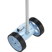 HEDÜ Messrad MR1 - Höhenverstellbarer Streckenmesser, Meterzähler für kurze bis mittlere Strecken (bis 999,99 m)