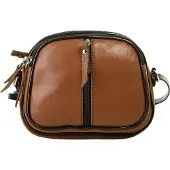 Cluty Umhängetasche echt Leder, Made in Italy
