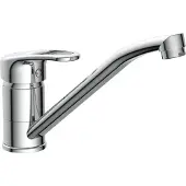 Schutte Spültischarmatur "DANTE" 360 schwenkbarer Wasserhahn, Mischbatterie, Spültischarmatur in Chrom
