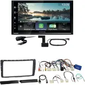 Kenwood DMX7722DABS Android Auto CarPlay Einbauset für Toyota Hilux ab 2011
