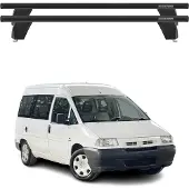 Menabo Dachträger Querträger für Fiat Scudo 1994-2006 ABE Aluminium Schwarz
