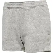 Hummel hmlRED BASIC SWEAT SHORTS KIDS - GREY MELANGE - 128