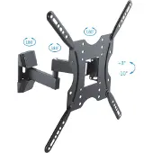 PureLink PureMounts PM-FM11-400 - Neigbare und schwenkbare TV / Monitor Wandhalterung, Wandabstand 62mm bis 309mm, Tragkraft 20kg, max. VESA 400x400, für Bildschirme von 66 bis 132cm (26 Zoll-52 Zoll)