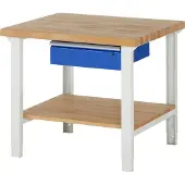 RAU Werkbank höhenverstellbar 7001A7, B1000xT900xH790-1140mm, 1x Schublade-TA
