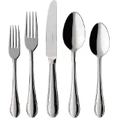 Villeroy & Boch Mademoiselle Besteck-Set 30-teilig aus Edelstahl für 6 Personen Spülmaschinenfest