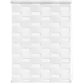Lichtblick Duo Rollo Arena Klemmfix, ohne Bohren Weiß, 150 cm, 80 cm x 150 cm (B x L)