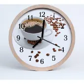 Tulup Holzuhr 20fi cm wanduhr - Kaffee Küche