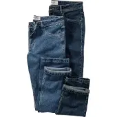 HENSON&HENSON Henson & Henson 2er Pack Herren Jeans Flexibel mit dehnbaren Bund