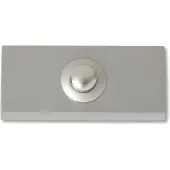 Heidemann Klingelplatte Klingel Klingeltaster Aufputz Funksender Auswahl Klingeltaster 1fach Vernickelt 24 V/1 A