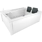 AcquaVapore Whirlpool Pool Badewanne Wanne W12H-TH-C-SC 180x135cm