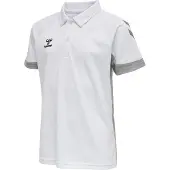 Hummel LEAD Funktions Poloshirt Kinder white 128
