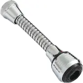 INF Schwenkbare Brause für Küchenarmatur ABS / Edelstahl Silber
